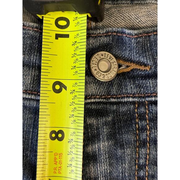 Levis 515 Jeans Womens 10 Short Boot Cut Mid Rise Light Wash Denim Stretch 33x28 - Picture 8 of 10